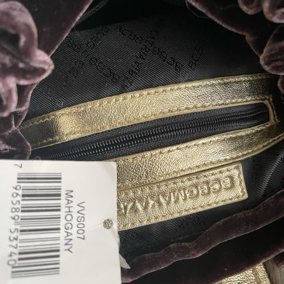 BCBGMaxAzria Velvet and Leather Handbag NWT - Picture 8 of 8